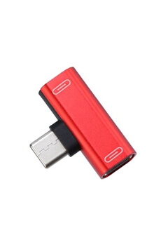USB C Chargeur Câble audio 2 en 1 Type C toType C Jack Aux Adaptateur écouteurs