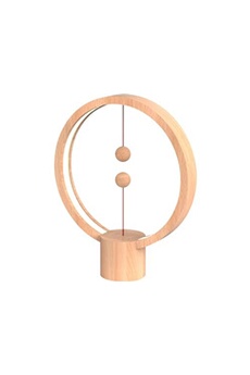 heng balance lamp round light wood - lampe led design usb