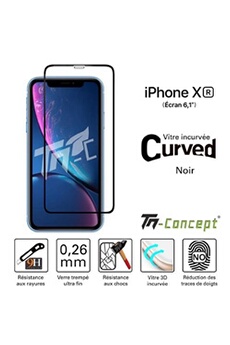 Protection d'écran pour smartphone TM Concept Verre trempé teinté - Apple iPhone  XR - Privacy
