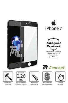 Protège écran sur mesure TM CONCEPT Verre trempé teinté - iPhone 15 Pro Max