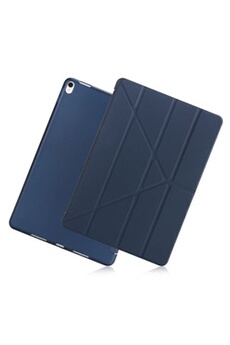 Etui Silicone coque Apple Smart Cover pour ipad6 /air2 - Bleu foncé