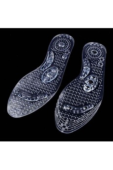 1 paire de semelles magnétiques unisexes pour chaussures de massage et soins des pieds acupressure amincissant semelles en gel pour chaussures