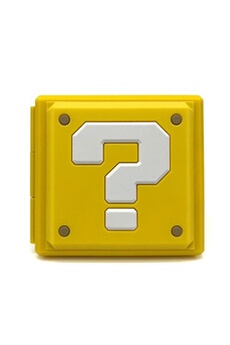 Boîtes de rangement avec 12 poches pour jeux Nintendo Switch - Jaune