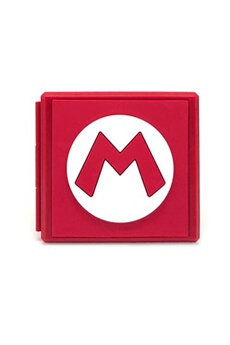 ?Nom du magasin:?Boîtes de rangement avec 12 poches pour jeux Nintendo Switch - Rouge Mario