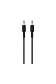 Cable Jack 3,5 mm - Qualité Premium - blindé - Audio - Stéréo - Mâle vers mâle - 5 m Noir