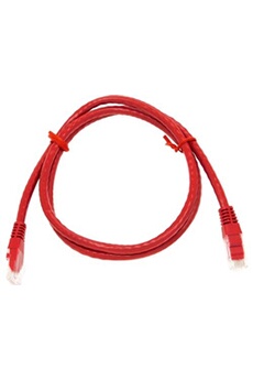 Connectique Câble & adaptateur réseau Câble Ethernet RJ45 FTP catégorie 6 rouge (2 m)