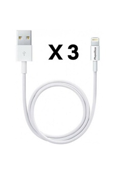 Phonillico - Lot 3 Cables USB-C Chargeur Blanc pour Huawei MATE 9