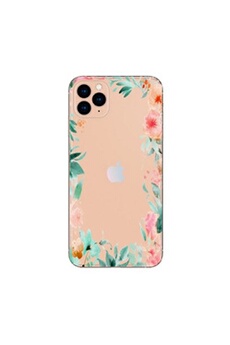 Coque Iphone 11 Fleur 15 Pastel Tropical Transparente