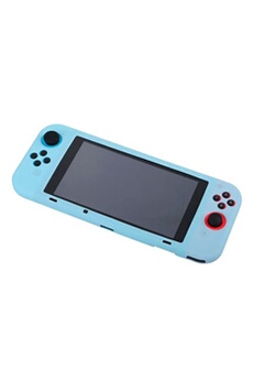 Housse étui silicone de protection pour console Nintendo Switch Lite -  Turquoise - Straße Game