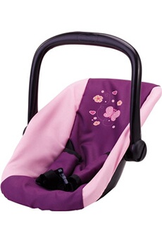 siège d'auto pour le rose papillon poupées / violet 44 cm