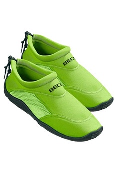 chaussures aquatiques vertes unisexes
