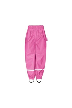 pantalon de pluie avec élastique à la taille et pantalon rose fille
