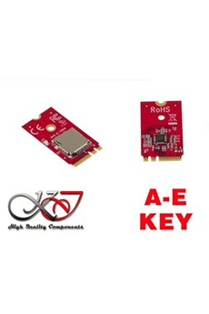 Carte contrôleur M2 (M.2 NGFF A Key ou E Key) pour carte MicroSD - Capacité 2To - Micro SD SDHC SDXC -