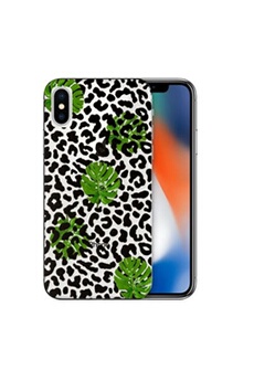 Coque iphone XR leopard jungle
