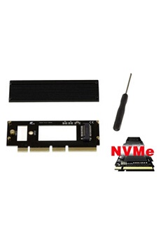 Adaptateur carte contrôleur compacte PCIe x16 pour SSD M.2 type M2 NGFF PCIe 3.0 NVMe pour Samsung 960 970 EVO