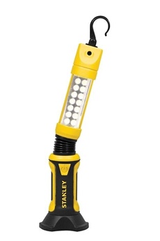 lampe portable avec crochet 90 lumens 30 cm jaune