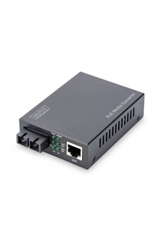 Professional DN-82160 - Convertisseur de média à fibre optique - 1GbE - 10Base-T, 1000Base-LX, 100Base-TX, 1000Base-T - mode unique SC / RJ-45 -