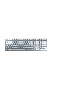 CHERRY KW 9100 SLIM FOR MAC clavier USB + Bluetooth, argent - SECOMP France