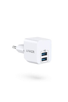 Anker 323 Dual USB USB-C Chargeur Rapide Noir