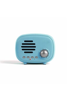 Haut-parleur compatible Bluetooth TES202B LIVOO Feel good moments Plastique Bleu