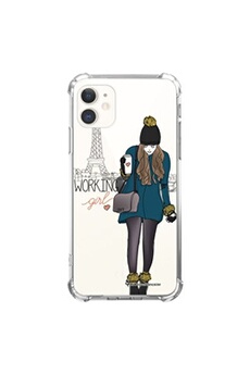 Coque souple renforcée pour iPhone 11 Working girl - La Coque Française