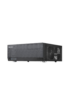 SilverStone SST-GD09B - Grandia Boîtier PC HTPC ATX, Haute performance du flux d'air silencieux, noir
