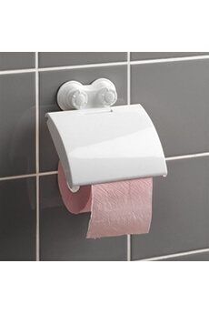 Dérouleur Papier Toilette Distributeur WC Porte Papier mural avec support  pour déposer, FRG175-W