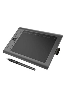 GAOMON M106K Professionnel 10 x 6 Pouces Dessin Stylo Numérique Tablette Graphique avec San File Stylet (M106K)