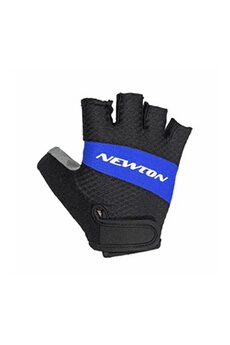 gants velo court adulte tech bleu-noir xl (paire sur carte)