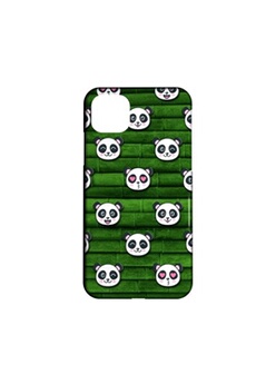 Coque rigide compatible pour iPhone 11 Pro Animal Panda Fun Kawaii 15