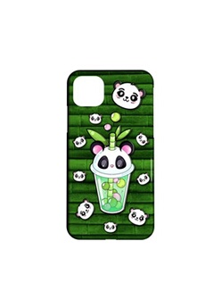 Coque rigide compatible pour iPhone 11 Pro Animal Panda Fun Kawaii 12