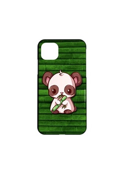 Coque rigide compatible pour iPhone 11 Animal Panda Fun Kawaii 14