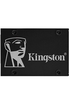 KC600 - SSD - chiffré - 256 Go - interne - 2.5" - SATA 6Gb/s - AES 256 bits - Self-Encrypting Drive (SED), TCG Opal Encryption