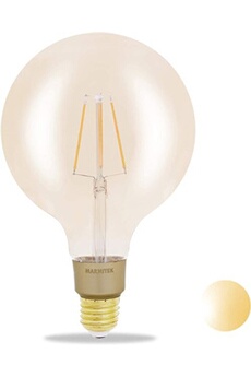 Ampoule LED GLOBE 100W E27 LUMIÈRE FROIDE coloris blanc 18 x 12 cm