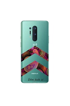 Coque pour OnePlus 8 PRO chevron brocart personnalisee