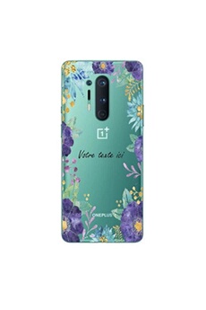 Coque pour OnePlus 8 PRO Fleur 15 Violet personnalisee