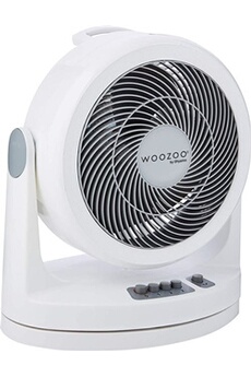 Ventilateur Silencieux de Bureau avec Oscillation - Woozoo - HM23. Plastique. Blanc. 33 W. 33 m². 35.4 x 23.2 x 40 cm