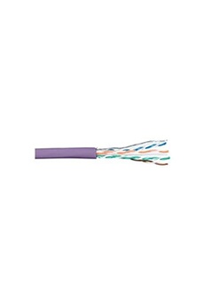 Cable monobrin u/utp CAT6 Violet LS0H rpc dca - 500 mètres