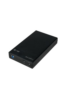 LogiLink - Boitier externe - 3.5" - SATA 6Gb/s - USB 3.0 - noir