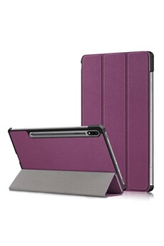 Etui Smartcover violet pour Samsung Galaxy TAB S7 Plus / S7 FE / S8 Plus 12.4 pouces 4G / 5G - Housse violette coque de protection pour tablette Tab