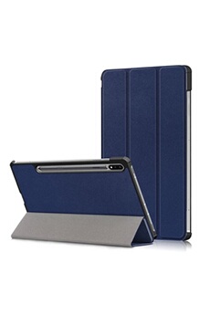 Etui Smartcover bleu pour Samsung Galaxy TAB S7 Plus / S7 FE / S8 Plus 12.4 pouces 4G / 5G - Housse bleue coque de protection pour tablette Tab S7+/
