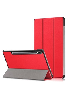 Etui Smartcover rouge pour Samsung Galaxy Tab S7 Plus / S7 FE / S8 Plus 12.4 pouces 4G / 5G - Housse coque de protection pour tablette Tab S7+/ S7