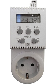 Adaptateur Avec Thermostat 230V Prise Thermostat Ambiant Bouton de Chauffage  4260499694807