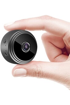 Caméra espion GENERIQUE Mini caméra de surveillance IP Wifi H19 HD 30 fps  capteur de mouvement et vision nocturne HDME + Carte micro SD 64go