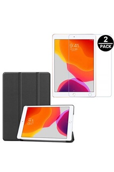 Coque iPad 10,2 - Protection Antichoc Etui Housse iPad 10.2 (A2200 A2198  A2197) [Auto Réveil Veille] - Noir - Cdiscount Informatique