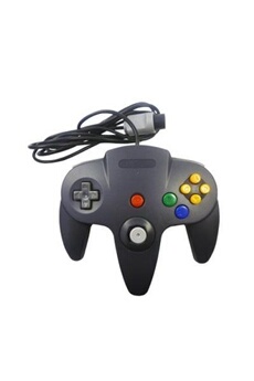 2X Controller Manette N64 filaire pour Nintendo 64 - Gris