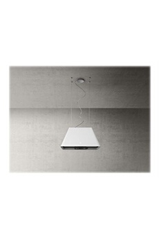 Ikona Light WH/F/60 - Hotte - plafond - largeur : 59.8 cm - profondeur : 44 cm - recyclage - blanc