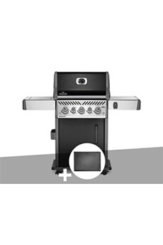 Barbecue à gaz Napoleon Rogue SE 425 SIB noir 3 brûleurs + Plancha