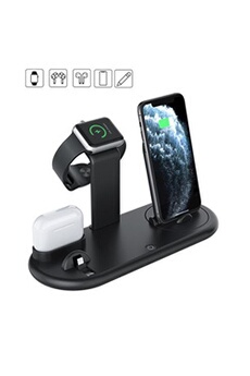 3 en 1 Station de Charge Sans Fil Support Qi Chargeur Induction pour Apple Watch /Air Pods /iPhone samsung etc.