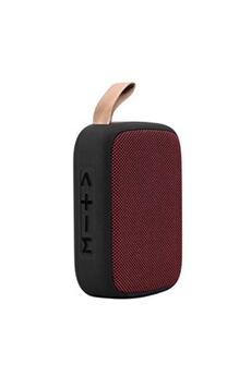 Enceintes Mini, baffle et amplis Portable extérieur Bluetooth créatif à la maison 12 - Rouge